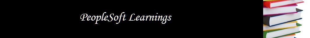 PeopleSoft Learnings