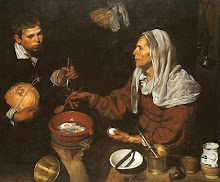 VIEJA FRIENDO HUEVOS *Velazquez*