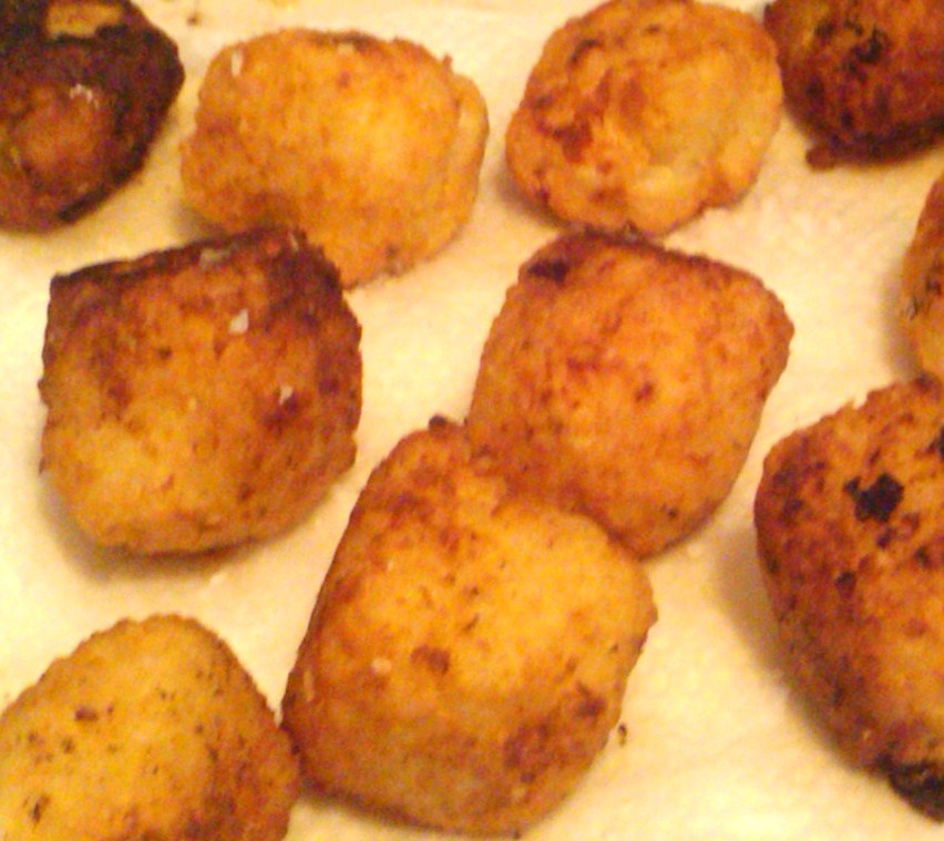 It Started With One....... Quinoa, Goat Cheese and Scallion Fritters