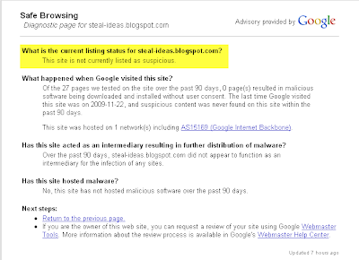 How to check whether your blog or website infected by malicious software ? 2 How to check whether your blog or website infected by malicious software ?