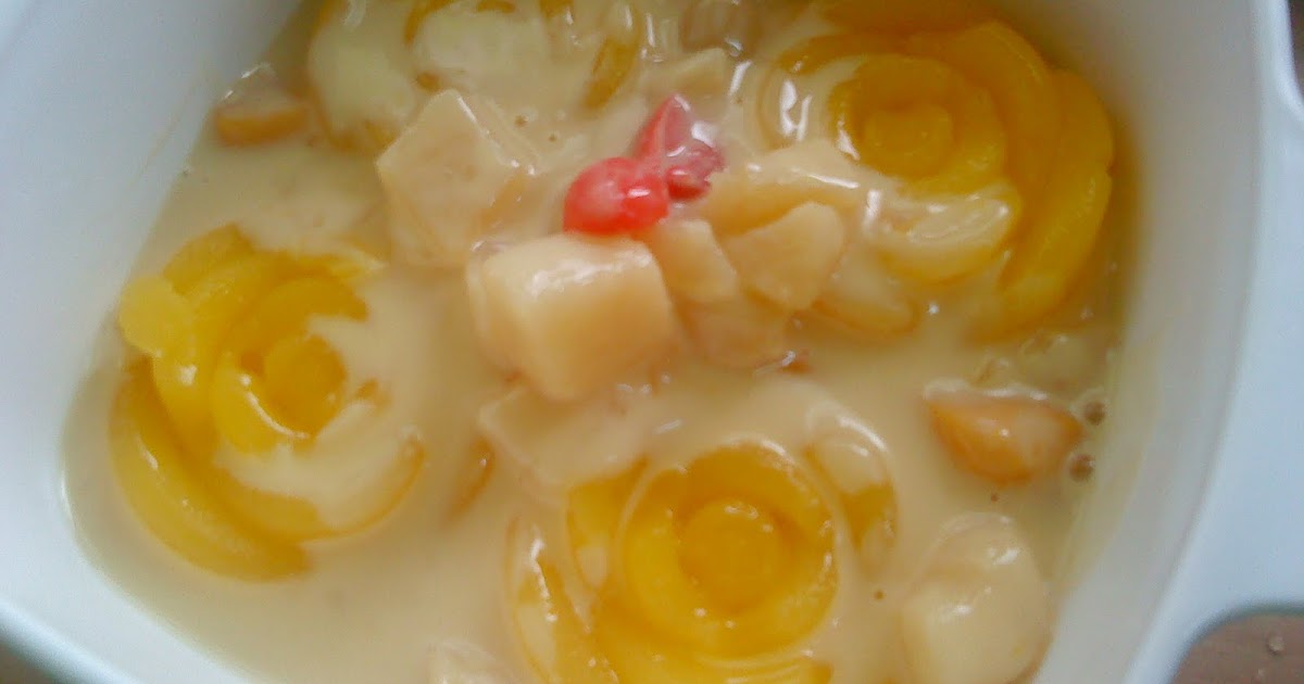 Fruit cocktail pudding