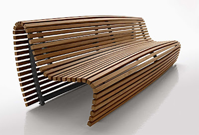 Modern Outdoor Wood Bench Design Ideas by B&B Italia