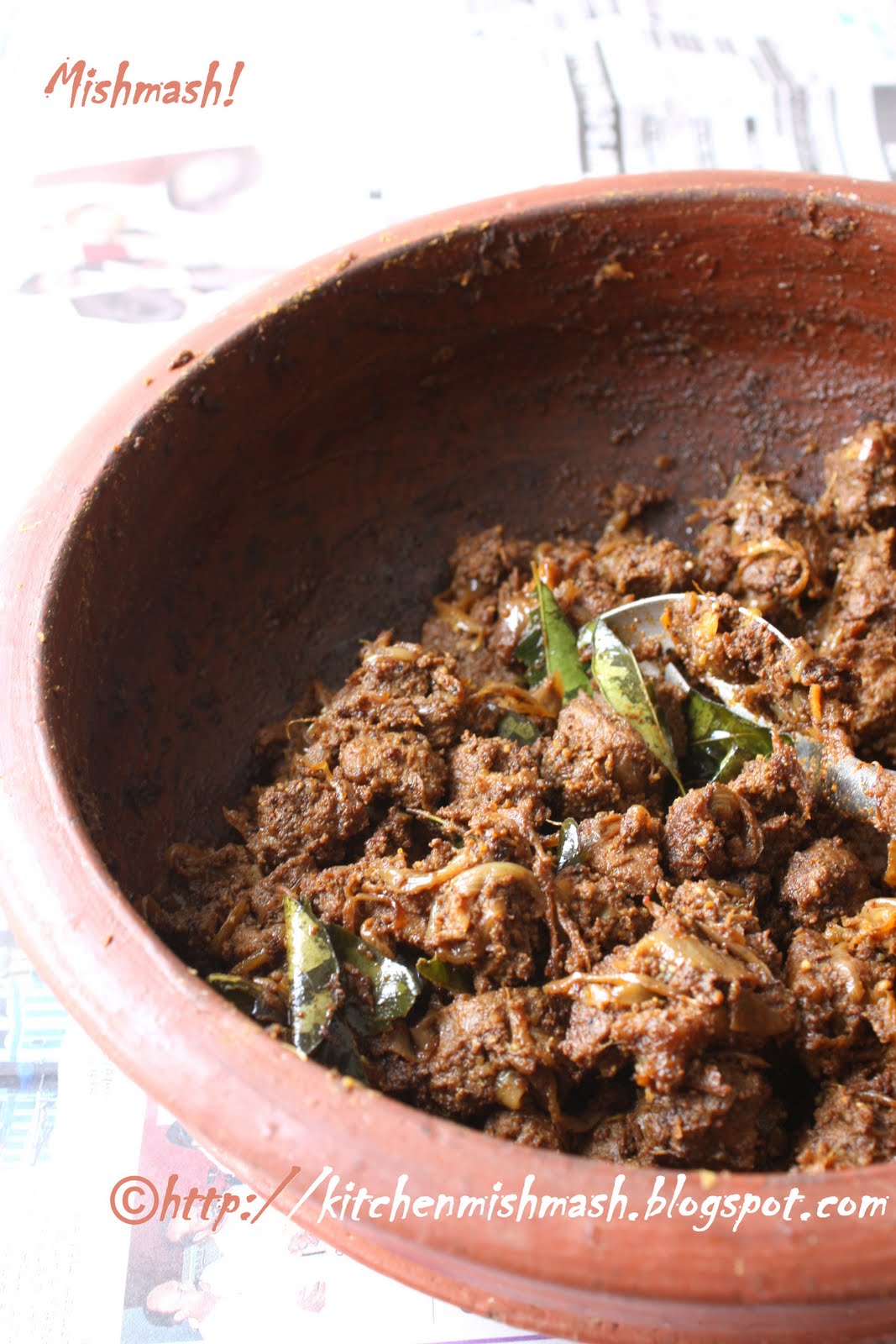 Mishmash !: Kerala Pork Fry/Olathiyathu