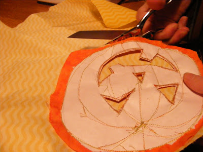 machinequilter: Stained Glass Pumpkins