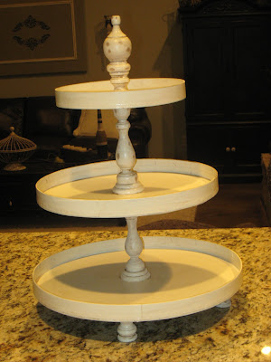  An inventive idea to have around for the holidays and every day to put pinecones DIY ANTIQUE CAKE STAND!