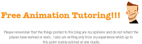 Free Animation Tutoring!!!