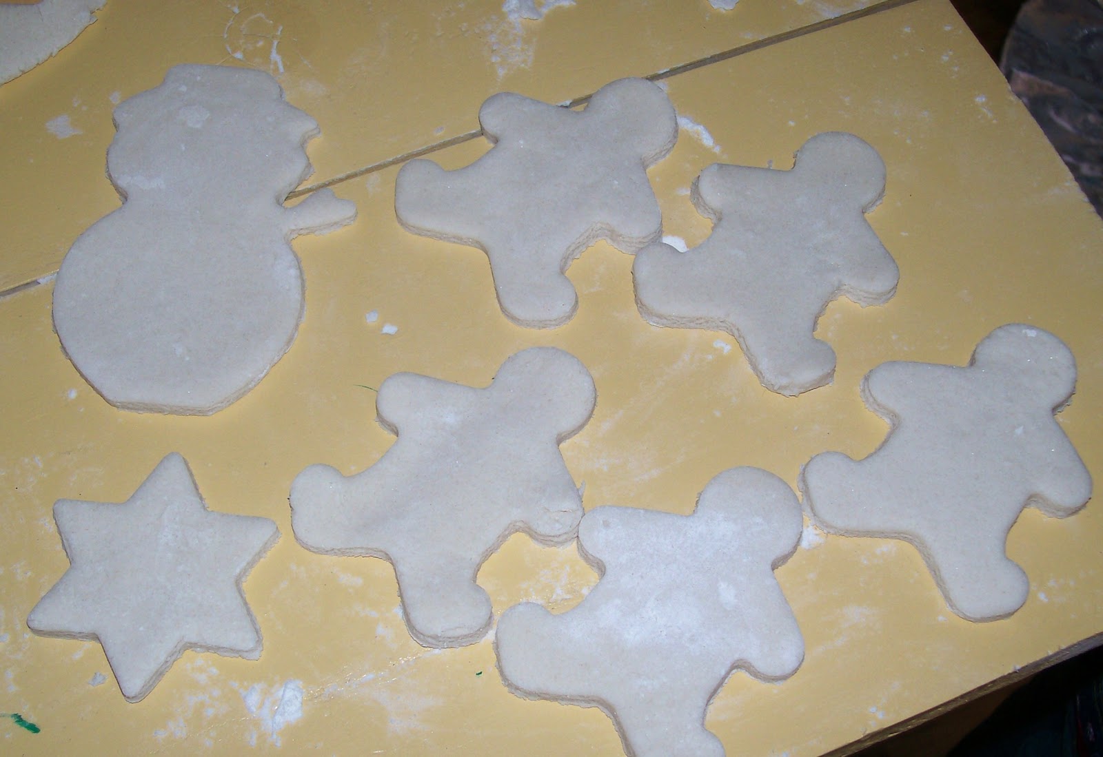 Little Miss Old Fashioned Crafts Salt Dough Ornaments