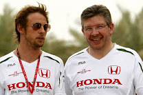 Jenson Button and Ross Brawn, 2008 Bahrain GP, Sakhir, Bahrain