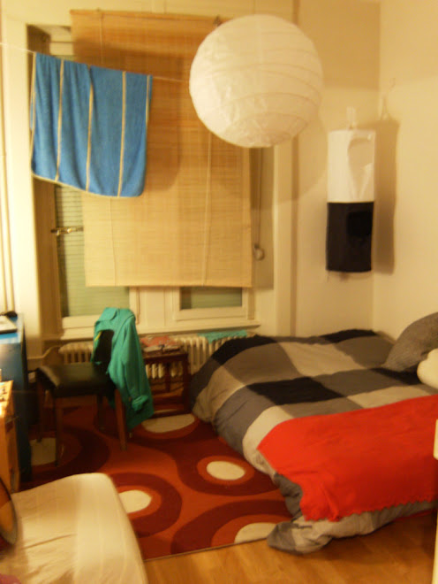 O meu novo quarto em Lausanne