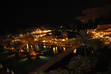 Hotel Dusit Thani by night - fra rommet