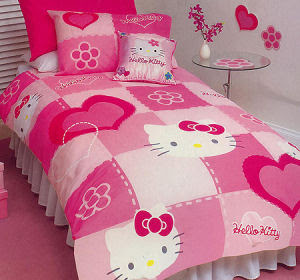 Hello Kitty Toddler Bedding - Toddler Room