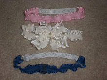 Adjustable Ruffle Headbands with Bow