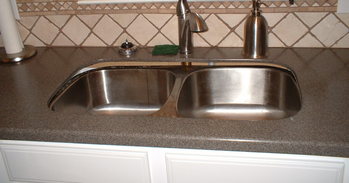 The Solid Surface Countertop Repair Blog Stainless steel sink dropped
