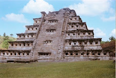 The Pyramid of the Niches at El Tajin, Mexico, archaeological site