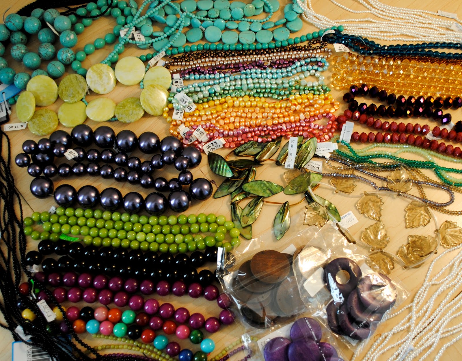 Bead Up the journey of handmade jewelry Stocking up at the LA