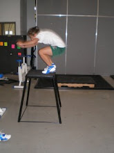 Madison Jumping Over 1/2 Her Height