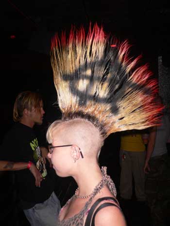 punk mohawk hairstyles. mohawk hairstyle pictures.