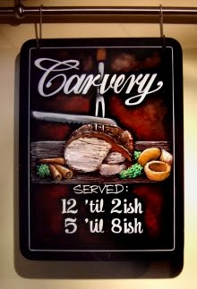 pub chalkboards