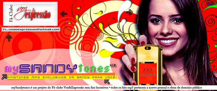 ringtones mp3 da Sandy