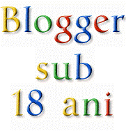 Blogger sub 18 ani