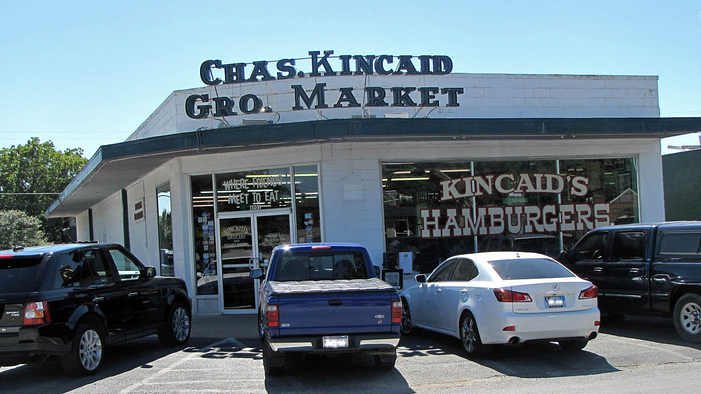 livin tejas Famed Kincaid's Hamburgers in Ft Worth, TX, The Original!