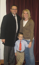 Marshall at his preschool Christmas program.