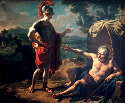 alejandro y diogenes
