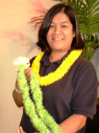  how to crochet a Twisty Lei It's one of the easiest crochet leis to do