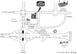 Location of Kelab Shah Alam