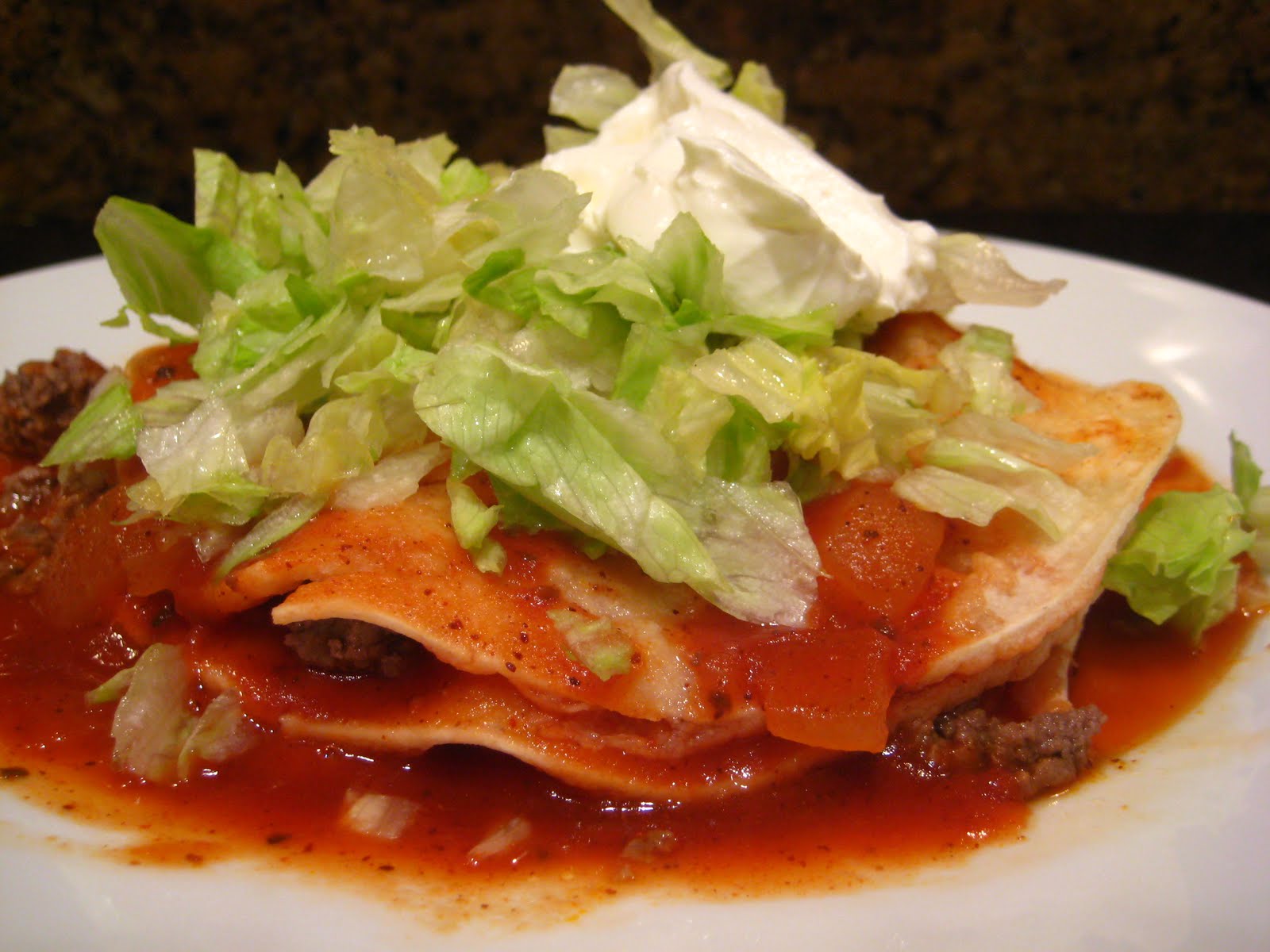 Designer Bakery Stacked Enchiladas