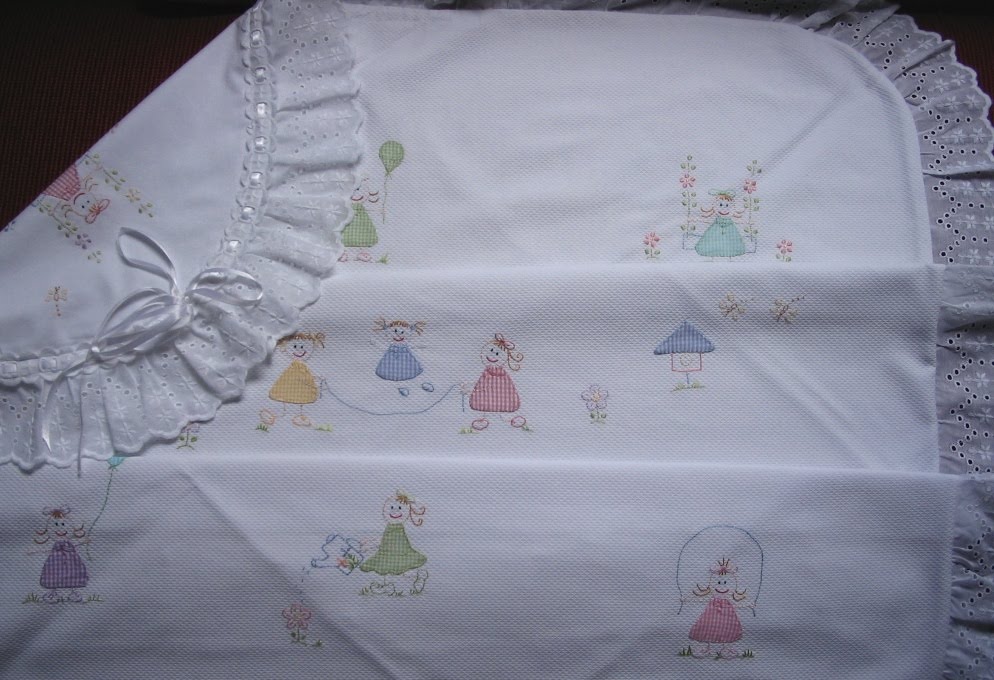 Mantas bordadas - Imagui