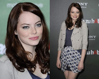 emma stone easy a hairstyle. emma stone easy a pictures.