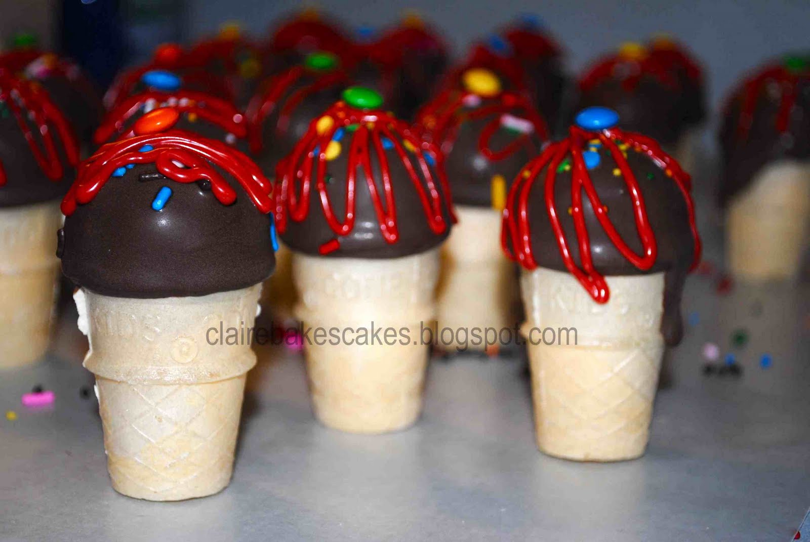 My Life as a MOM Mini Cone Cake Bites 11/24/10