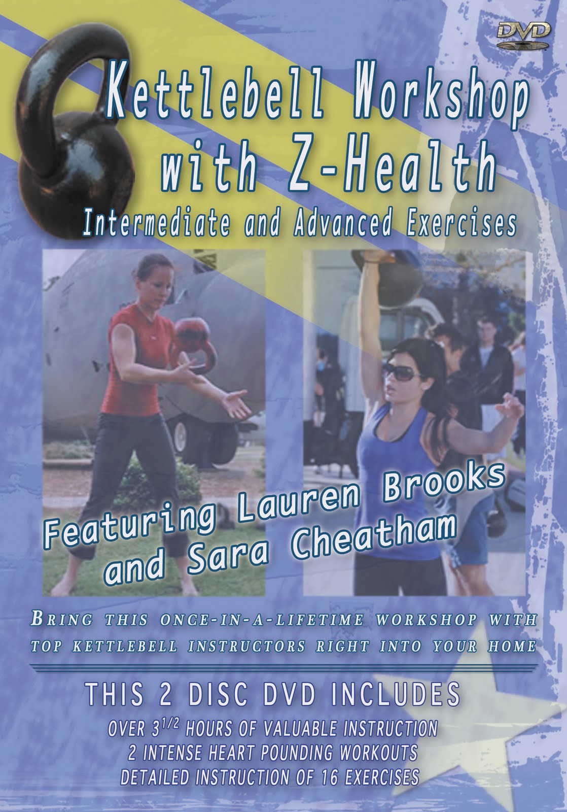 Lauren Brooks Fitness 2 Disc Kettlebell DVD with ZHealth is