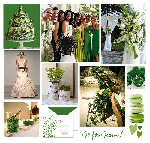 Irish Wedding Inspiration Green White Weddings irish weddings ideas