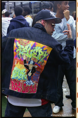 graffiti jean jacket