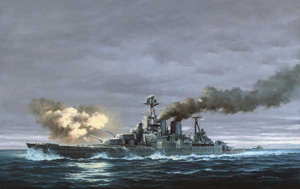 Hms Hood Painting