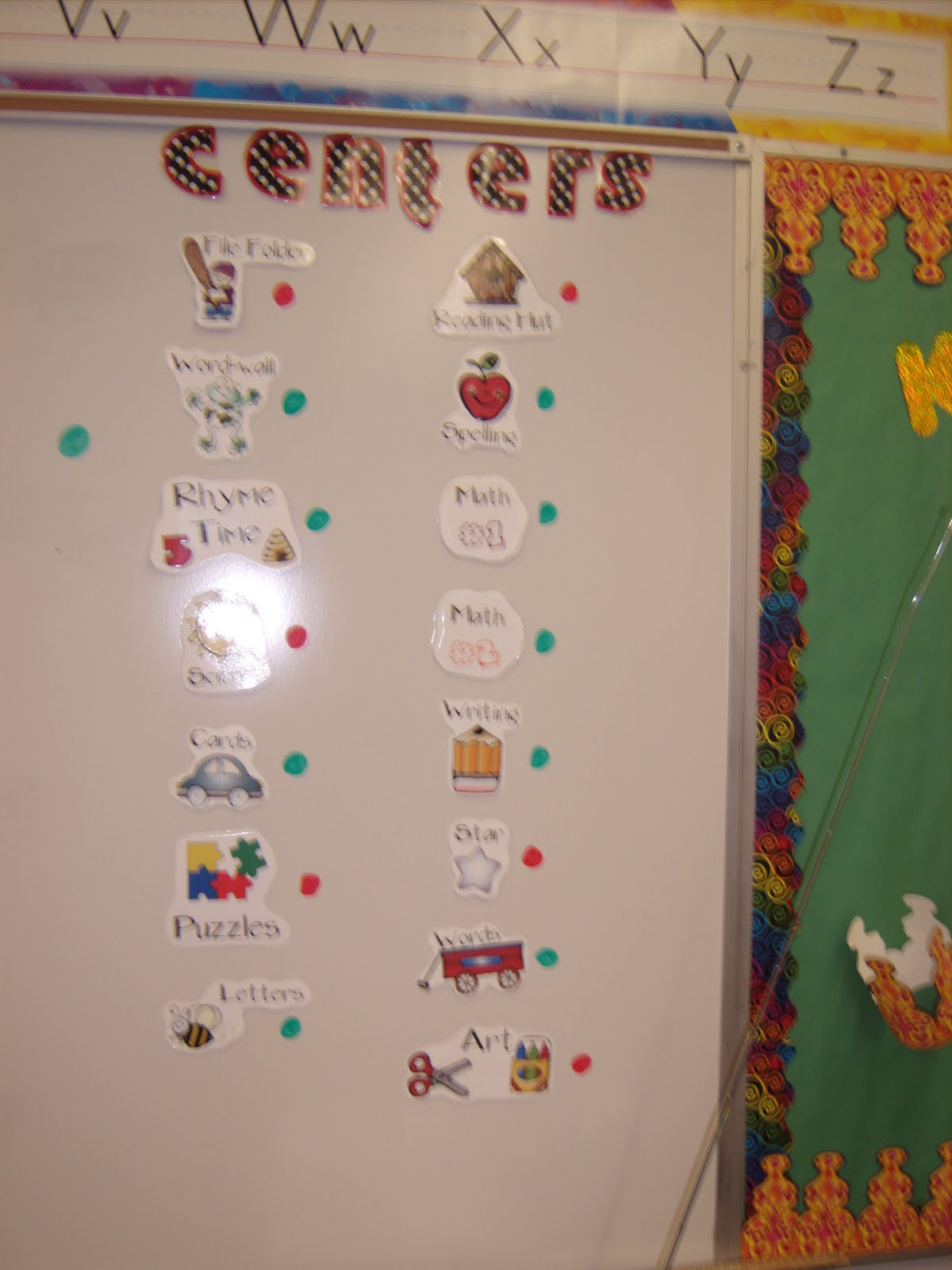What the Teacher Wants! Centers