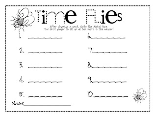 What the Teacher Wants!: Time Flies!