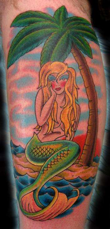 Mermaid Tattoo Sketch by