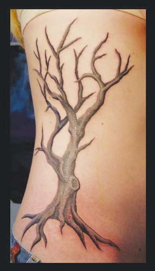 magnolia tree tattoo. apple tree tattoo. tree