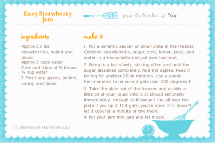 This recipe card maker from Skip to My Lou is great
