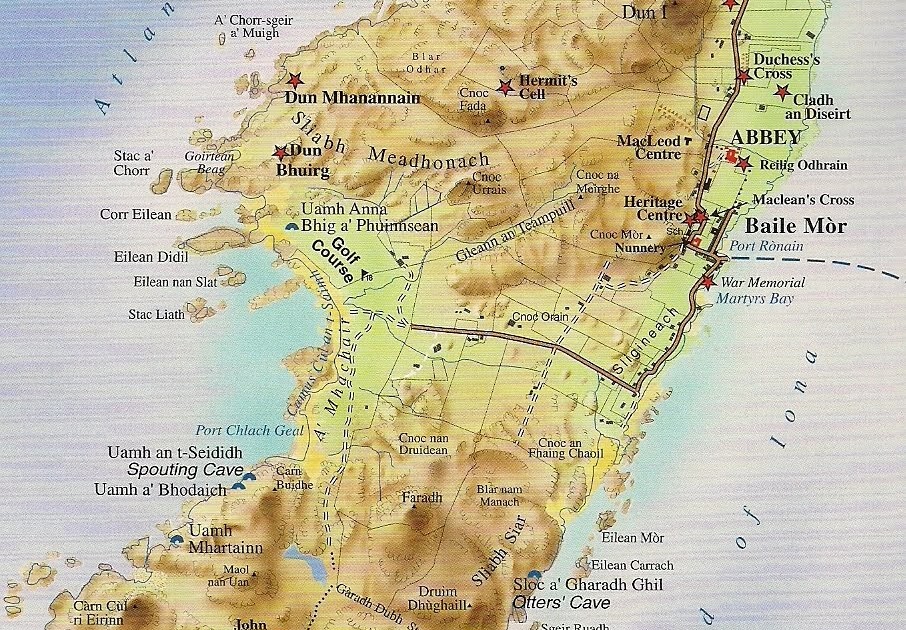 Wake Up Call Map of Iona