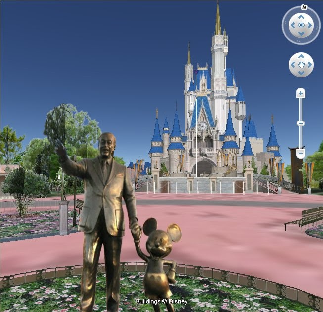 Google XXL Walt Disney en 3D dans Google Earth