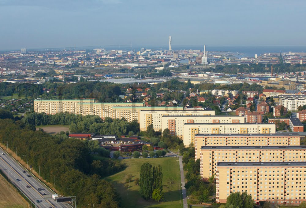 Aerial photography Southern Sweden Malm??