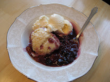 Nectarine-Blueberry Cobbler