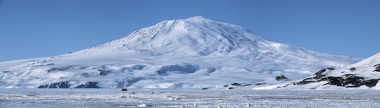 Mt Erebus as seen from McMurdo