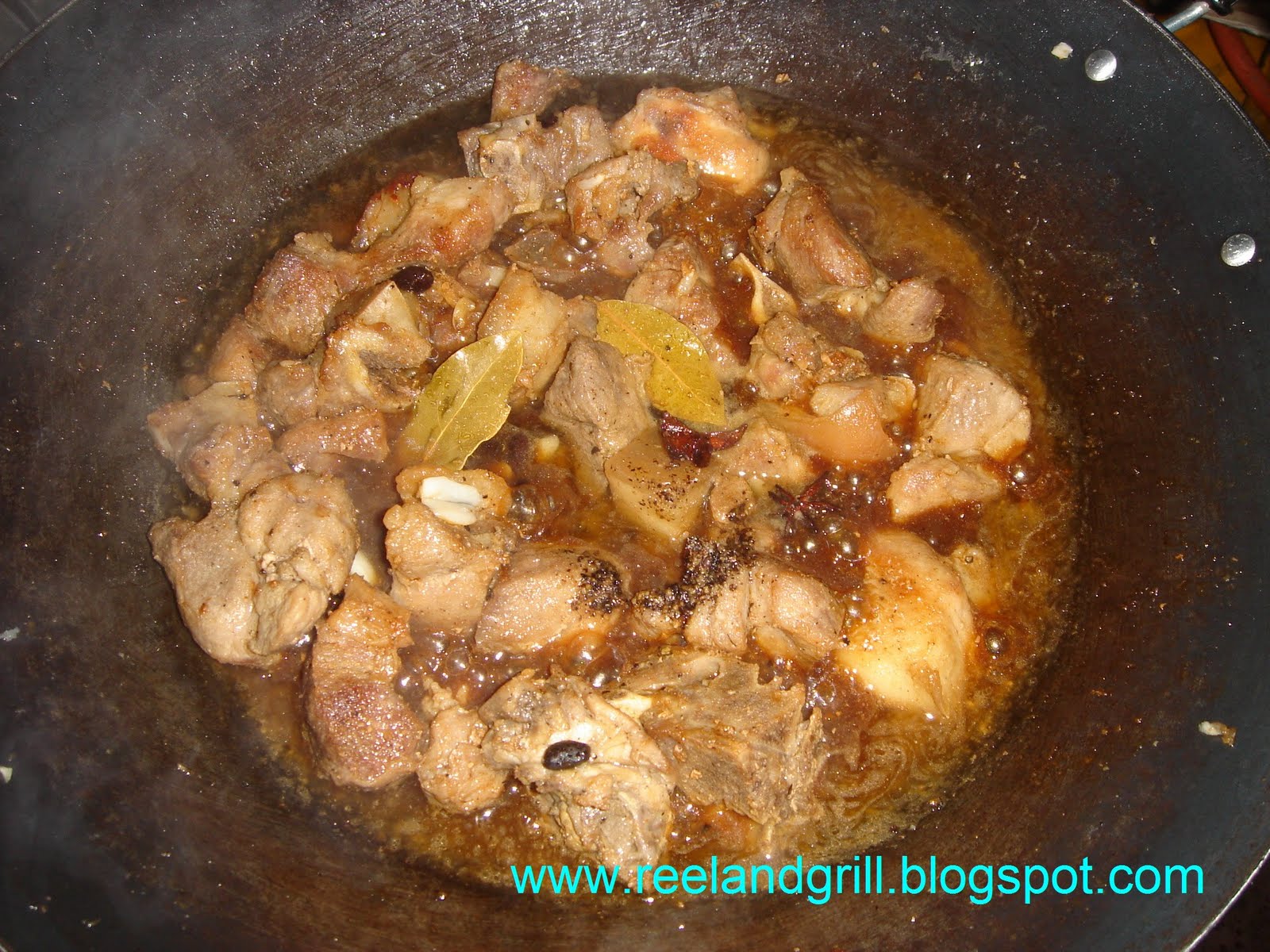 Reel and Grill Humba (Braised Pork with Black Beans and Palm Sugar)