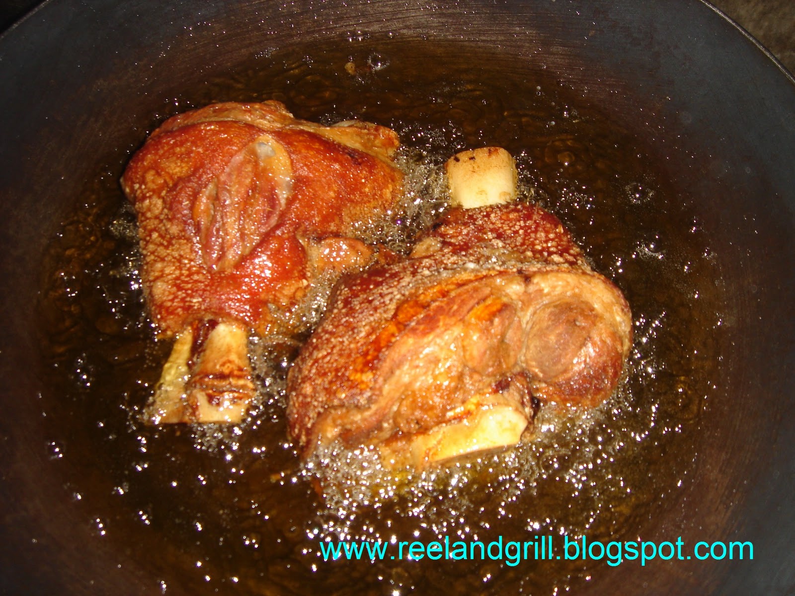 Reel and Grill Crispy Pata (Deep Fried Pork Ham Hock or Knuckle)