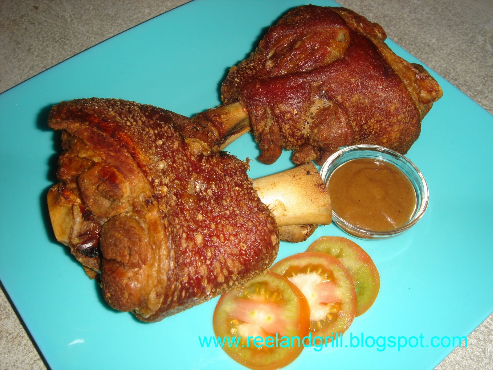 Reel and Grill Crispy Pata (Deep Fried Pork Ham Hock or Knuckle)